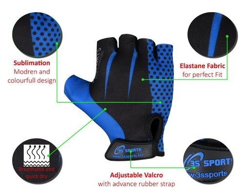 CHILDREN KIDS BOYS GIRLS PADDED CYCLING GLOVES CYCLE BICYCLE BMX BIKE GLOVES -3S - Picture 28 of 119
