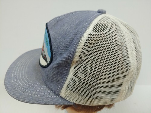 Denim De Colección Burlington Northern K Marca Snapback Camionero Gorra EE. UU. Gorra de béisbol - Imagen 2 de 6