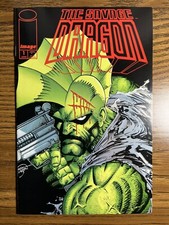 THE SAVAGE DRAGON 1 1ST APP BARBARIC, RICOCHET & JOHNNY NITRO IMAGE 1993 A
