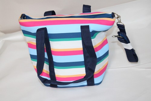 Lock n Lock Lunch Box Set 3 Food Storage Containers Insulated Bag Tote Pink blue - Picture 3 of 5
