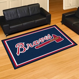 Atlanta Braves 5 X 8 Decorative Ultra Plush Carpet Area Rug Image Is Loading Atlanta Braves 5 039 X 8 Decorative