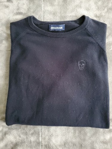 Suéter de manga larga azul marino Zadig & Voltaire HEROES para mujer talla pequeña - Imagen 2 de 11
