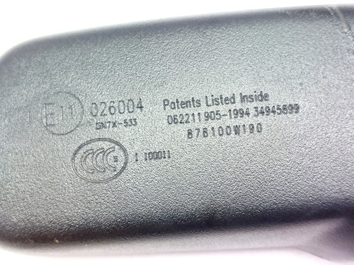 LEXUS CT CT200H 2011 REAR VIEW MIRROR AUTOMATIC DIMMING 878100W190 - Picture 14 of 14