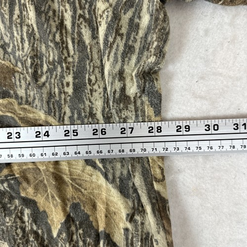 Vintage Galyans Men's Size 3XL USA Made Realtree Camo Camouflage Flannel Shirt - Picture 6 of 10