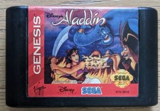 Disney's Aladdin (Sega Genesis, 1993) Tested Cartridge Only