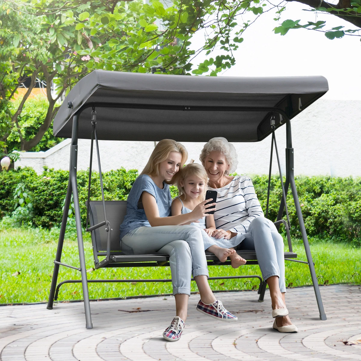Outsunny garden swing online