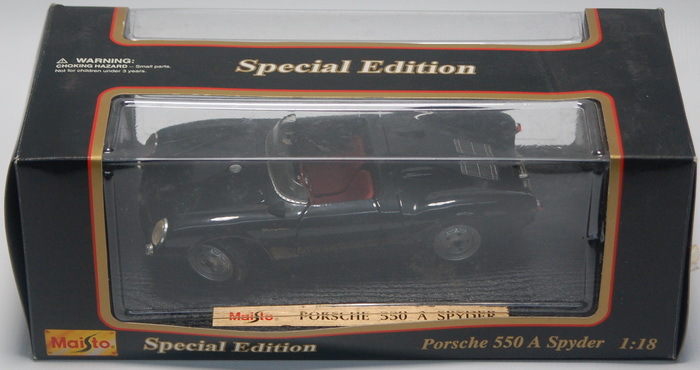 Maisto Special Edition 1 18 Porsche 550 A Spyder Die Cast Model Car Maisto Special Edition 1 18 Porsche 550 A Spyder Die Cast Model Car