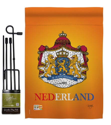 Netherlands Nationality tulips windmills van gogh holland Garden Hosue Yard Flag - Picture 7 of 13