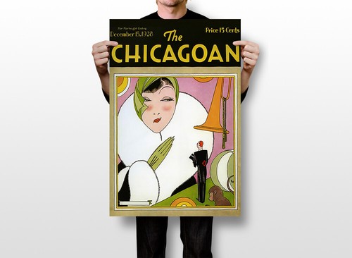 Chicago Illinois Theater Show Music Opera Drama Vintage Art Wall - POSTER 20x30 - Picture 2 of 4
