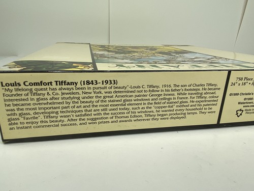 Vintage Stained Glass By Tiffany Jigsaw Puzzle 750 Pieces Birds 1999 Ceaco - Picture 8 of 10