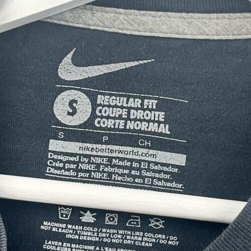 Nike T Shirt Mens Small Black That's How Its Done Graphic Print Short Sleeve - Picture 2 of 14