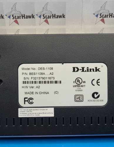 D-Link DES1108 - 8-Port Ethernet Switch D - Picture 3 of 3