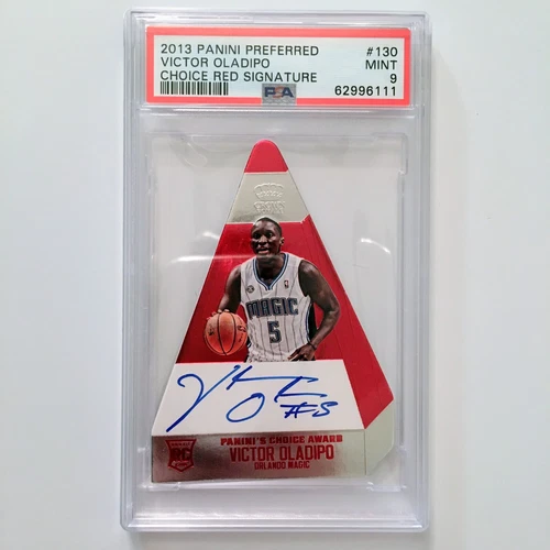 2013 Panini Preferred Choice Red Signature 43/49 Victor Oladipo #130 PSA 9 Mint