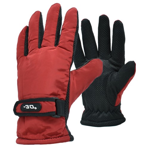 Men Winter Thermal Warm Waterproof Skiing Driving Work Insulated Gloves Mittens - Picture 11 of 12