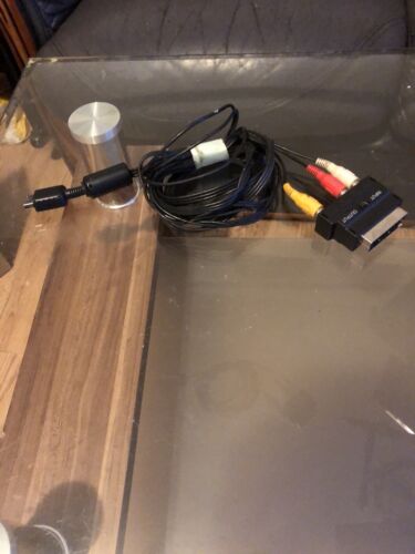 SONY PLAYSTATION 2 PS1 PS2 PS3 OFFICIAL COMPOSITE TV AV CABLE LEAD SCART ADAPTER
