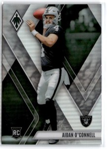 2023 Panini Phoenix Silver Rookie Aidan O'Connell Oakland Raiders #122