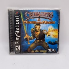 Crusaders of Might and Magic (Sony PlayStation 1, 2000) PS1 W/ Manual - Tested