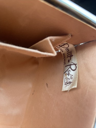 Cartera tejida cromada de colección años 50 Dorset Rex 5th Avenue tapa de lucita EVC - Imagen 6 de 6