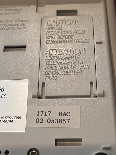 Southwestern Bell 9190 60 Imię Numer Identyfikator dzwoniącego Telefon Telefon Słuchawka NOWY - Zdjęcie 8 z 12
