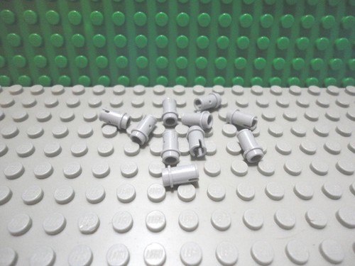 Lego 10 Light Bluish Gray technic 1/2 pin - 第 1/1 張圖片