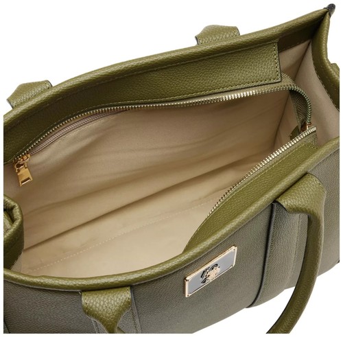 U.S. Polo Assn. Cartera Grande Oliva y Negra Nueva - Imagen 6 de 11
