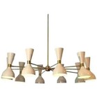 10 Arms 20 Lights Chandelier Modern Sputnik Chandelier Mid Century Lamp Fixture