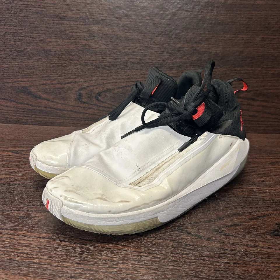 Jordan Hombres Zapatos Jumpman Hustle Blanco Negro Talla 10 EE. UU. AQ0397-100 Foto 4 de 4