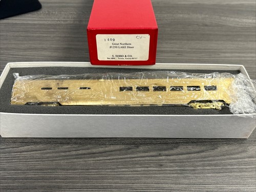 S. Soho & Co. HO Brass #1409 Lake Diner Great Northern #1250 *w/o Decals - Used - Picture 3 of 16