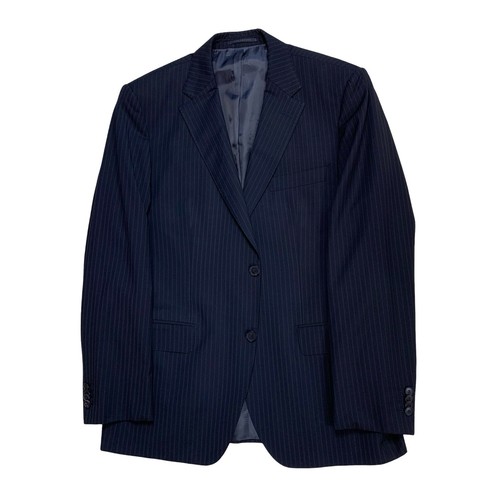 Mens 42 R Hugo Boss " Selection " Super 150's Charcoal Grey Multi Stripe Suit - Bild 9 von 24