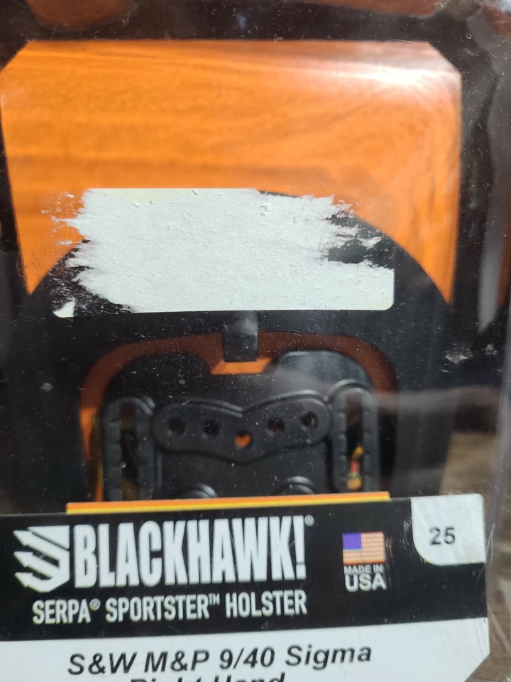 Blackhawk Serpa Sportster Right Hand Black  S&W M&P 9/40 + Sigma  Paddle Only - Image 2 of 4