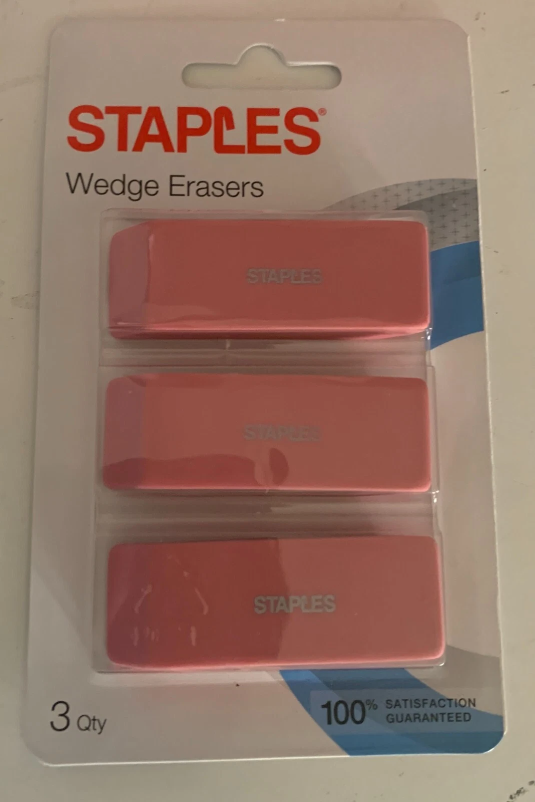 Staples Wedge eraser