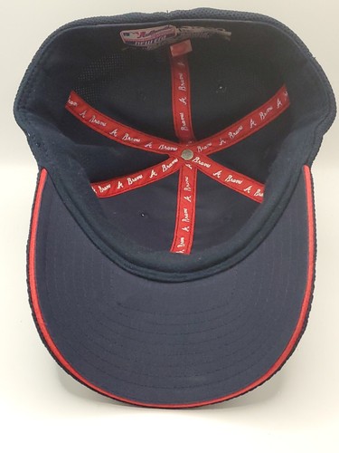 Atlanta Braves Navy Blue & Red  Logo Baseball Hat New Era Authentic Collection ⚾ - Bild 6 von 10