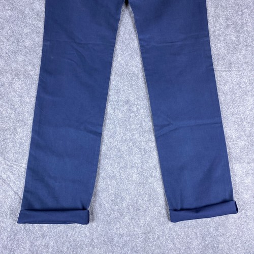 Spier Mackay Pants Mens Size 34 Blue Slim Slacks Trousers Cotton - Picture 13 of 14