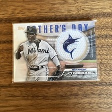 2023 Topps Series 2 Jazz Chisholm Fathers Day Patch Commemorative Marlins ￼💎