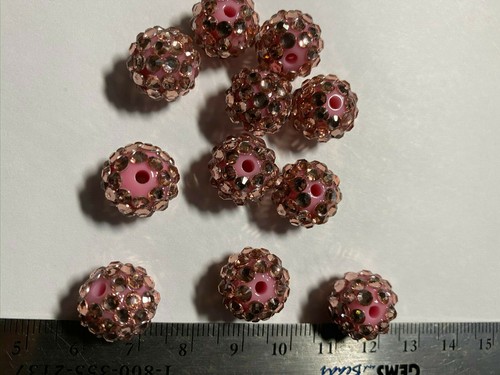 Disco Ball Rhinestone Beads Pave Beads Spacer Beads Shamballa Beads - Picture 61 of 91