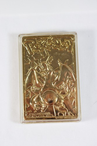 Charizard 23K Gold Plated Trading Card Pokemon Ball 1999 Burger King 2011 Zekrom - Bild 5 von 14