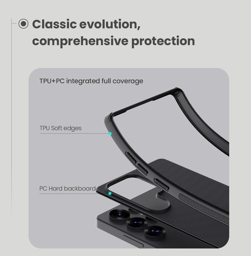 Funda trasera magnética esmerilada a prueba de golpes Nillkin para Samsung S25 Ultra S24 FE S24 + - Imagen 12 de 26