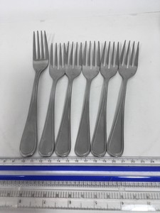 Set-7-Oneida-TRESS-5-Salad-1-Main-Course-Forks-Stainless-Steel-Flatware