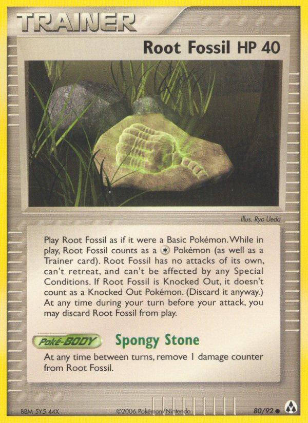 Pokemon Root Fossil (80/93) Legend Maker LP