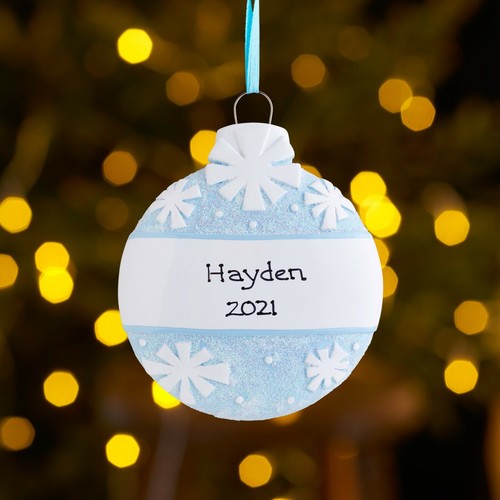 Árbol de Navidad Familiar Personalizado Decoración de Navidad Adorno Chuchería Azul, Rosa - Imagen 5 de 7
