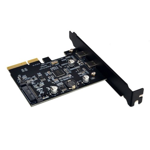 PCI-E Expansion Card PCI-E 4X to Type-A USB3.1 10Gbps PCI-E Controller Converter - Photo 5/8