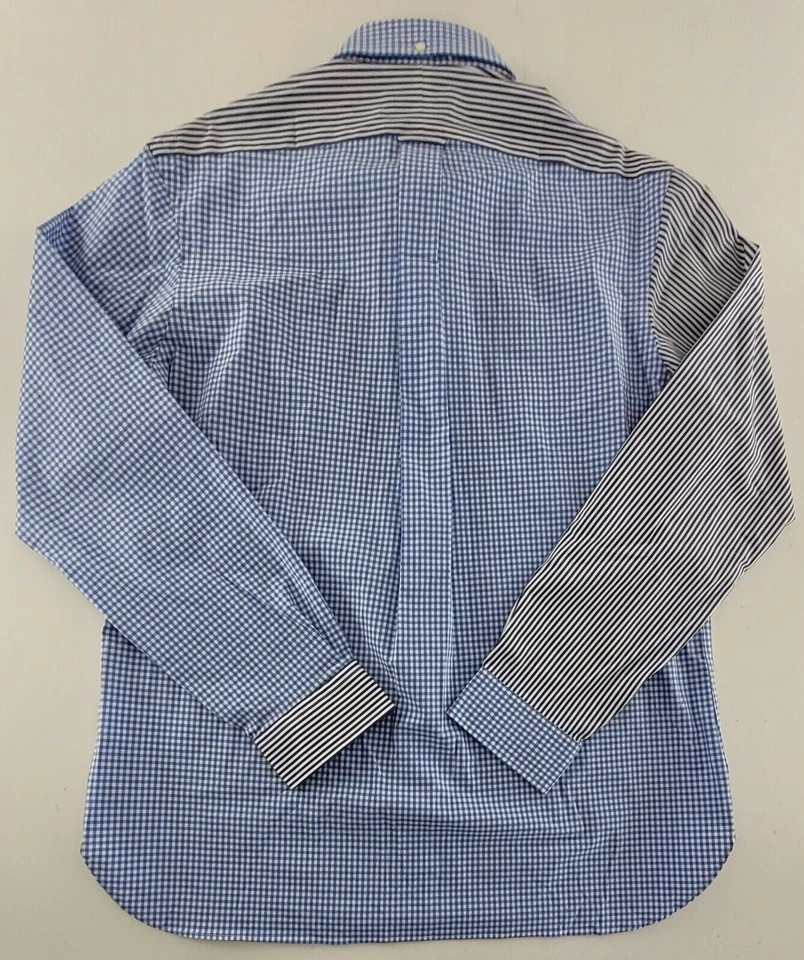 Polo Ralph Lauren Calce Clásico Elastizado Popelina Manga Larga Tejido Divertido Camisa Talla M Foto 3 de 3