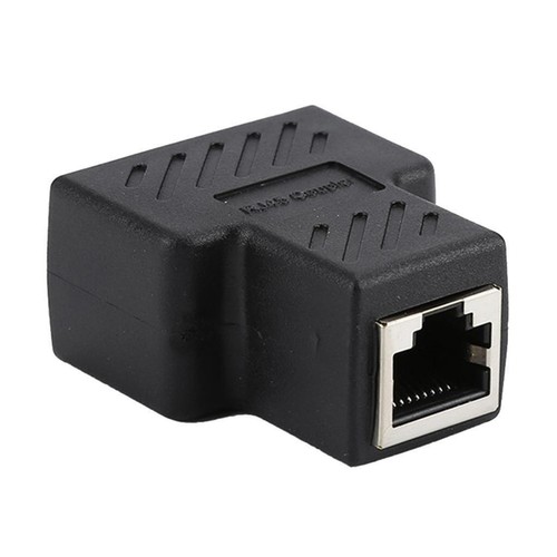Y Adapter Splitter Network Cat5 Cat6 3-way Connector Lan Cable Black - Picture 7 of 7
