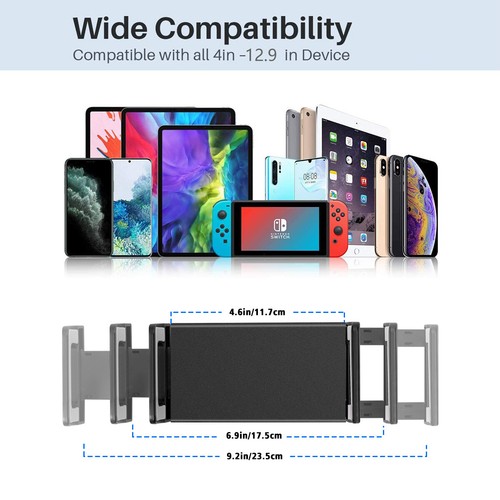 Tablet Floor Stand Gooseneck Phone Holder Mount Universal for iPad/Tablet/iPhone - Picture 8 of 10