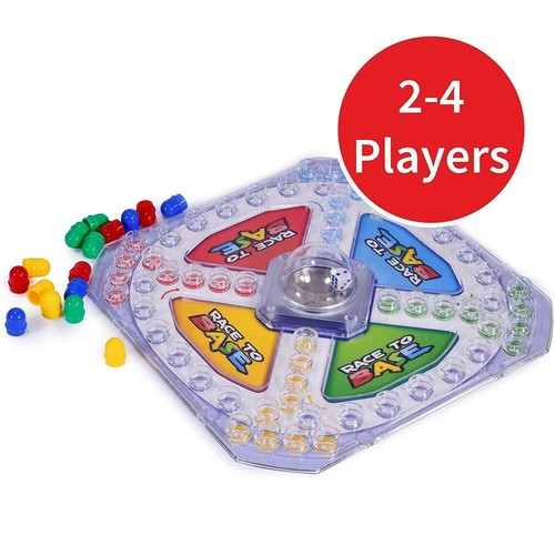 Children Race to Base Pop Dice Frustration Board Game For Family Kids & Adults - Picture 4 of 4