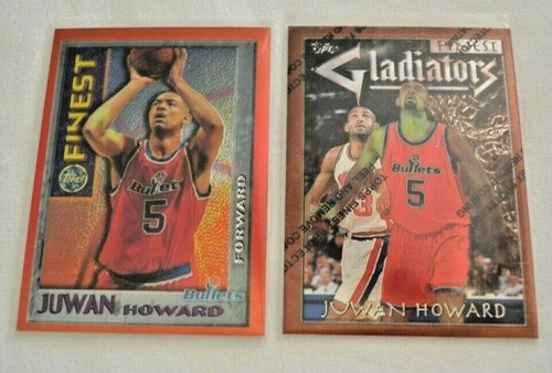 1996 Topps Finest Juwan Howard Mystery Finest Card M20 & Finest Gladiators 85 - Bild 3 von 4