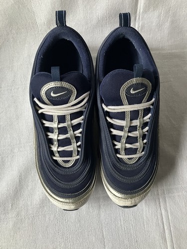 Nike Air Max 97 Dallas Cowboys Navy Blue White Sneakers Size 9.5 DH0612-400 - Picture 2 of 8
