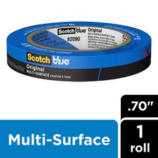 ScotchBlue Original Painter's Tape 2090-18NC, 0.70 in x 60 yd 18mm x54,8m 