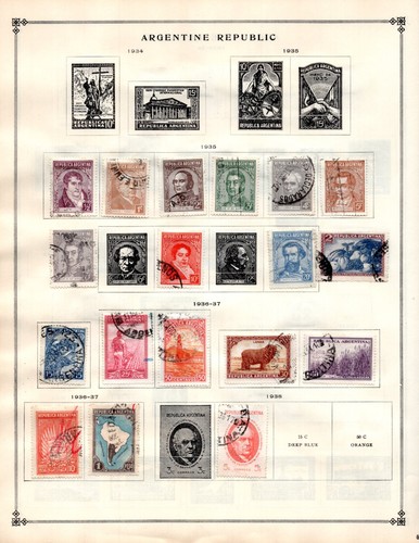 SOUTH AMERICA 1850-1960s COLLECTION OF 700+ STAMPS MINT & USED, MANY CLASSICS - Picture 13 of 18