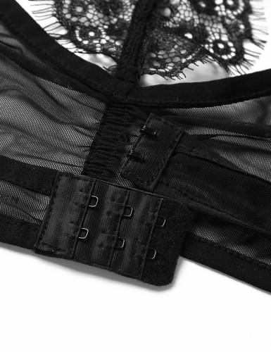 Sissy Männer Dessous Set Transparent Mesh Spitze BH Jockstrap Unterwäsche Sexy - Bild 7 von 11